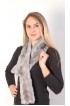 Mink fur scarf - Sapphire Grey